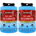 thumbnail image 1 of Catchmaster Reusable Fly Traps Outdoor Jar - 2-Pack, Bug Catcher and Flying Insect Trap, 1 of 7