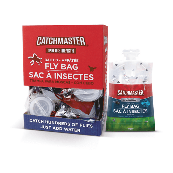 Catchmaster Solid Fly Bag - Hanging Fly Trap Outdoor Home