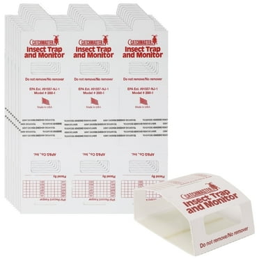 Catchmaster Insect Glue Traps 30-Pk (10 Sheets), Indoor Spider Traps, Foldable Glue Boards
