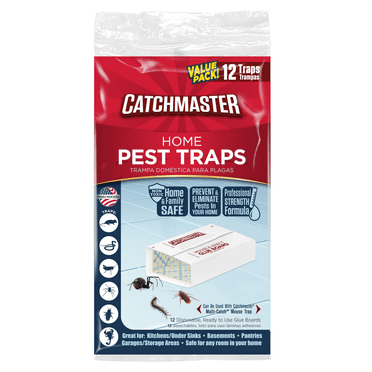 Catchmaster Value Pack Solid Home Pest Traps 12 Count