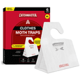 thumbnail image 1 of Catchmaster Clothes Moth Traps with Odorless Pheromone Technology – XL Glue Traps- For Casemaking and Webbing Moths - Hardwood Floor Pattern, 6PK, 1 of 9