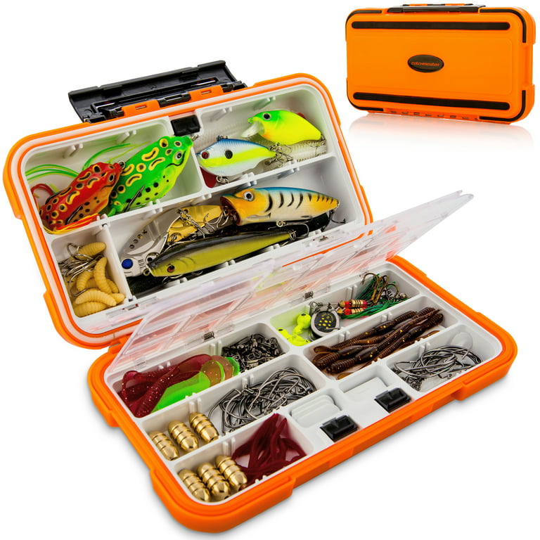 128 Pieces / Set 20 Types Lure Fishing KIT Fishing Tackle Box 