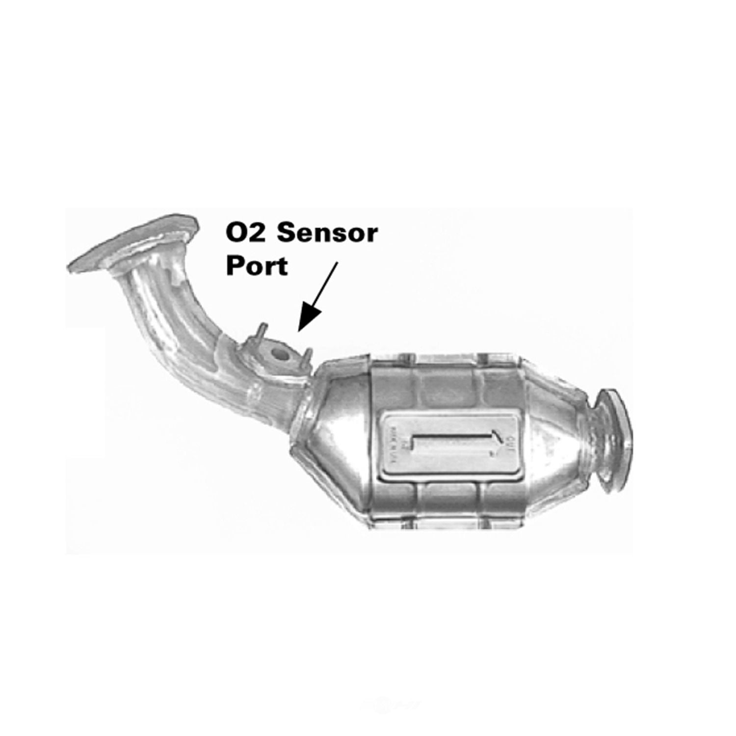 Catco CARB Compliant Direct Fit Catalytic Converter, w/Manifold Fits
