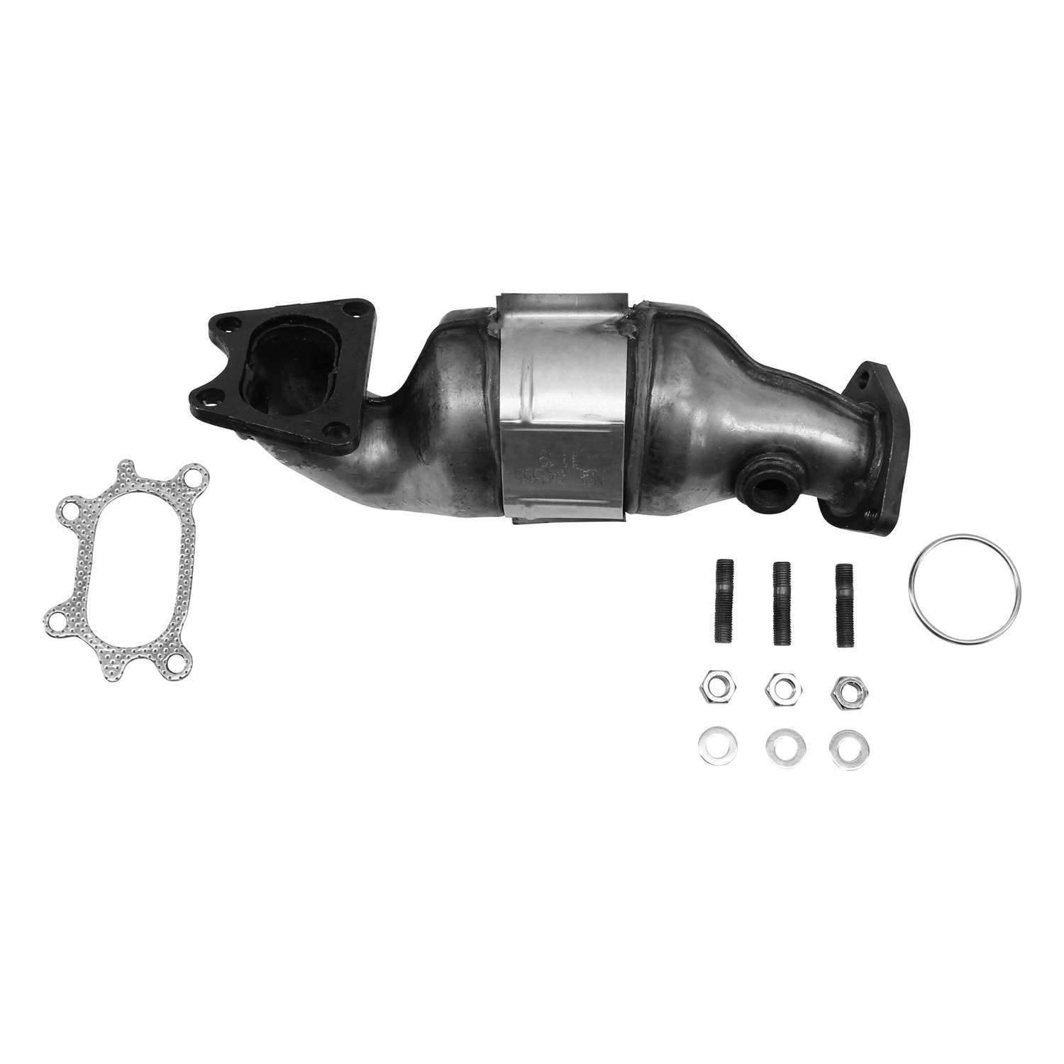 2.5 In&Out Catalytic Converter with Heat Shield For Jeep Liberty 3.7L V6 EPA eB