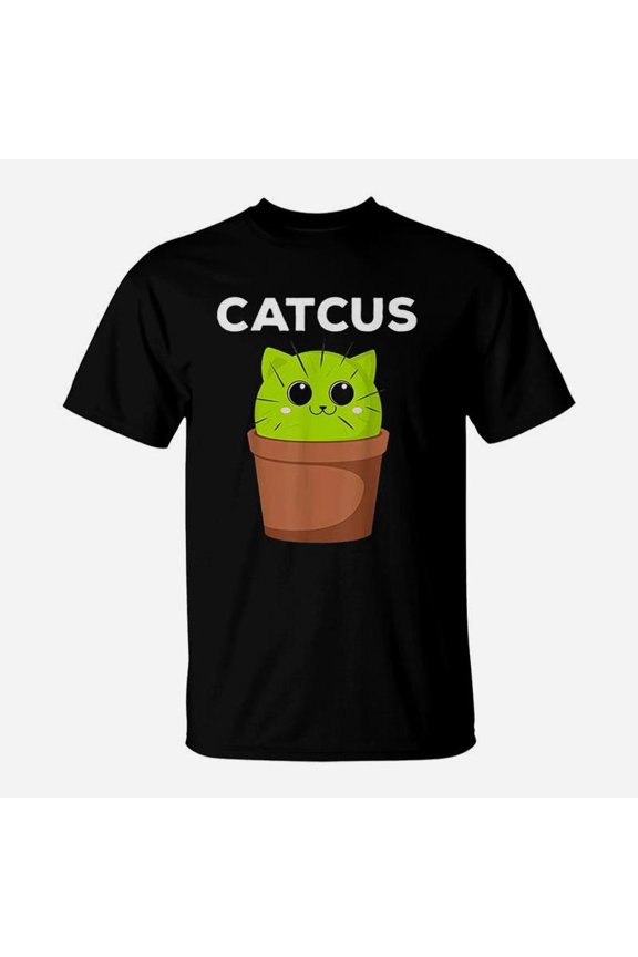 Catcus Funny Cat Pun Gift For Cat Moms TShirt