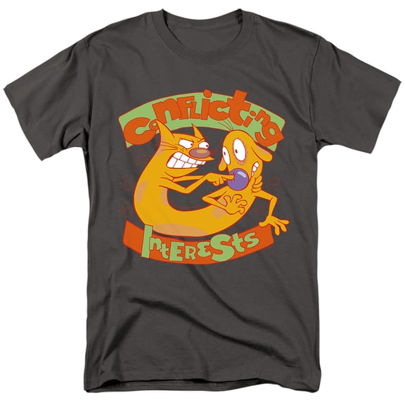 Catdog Conflicting Interests Unisex Adult T Shirt