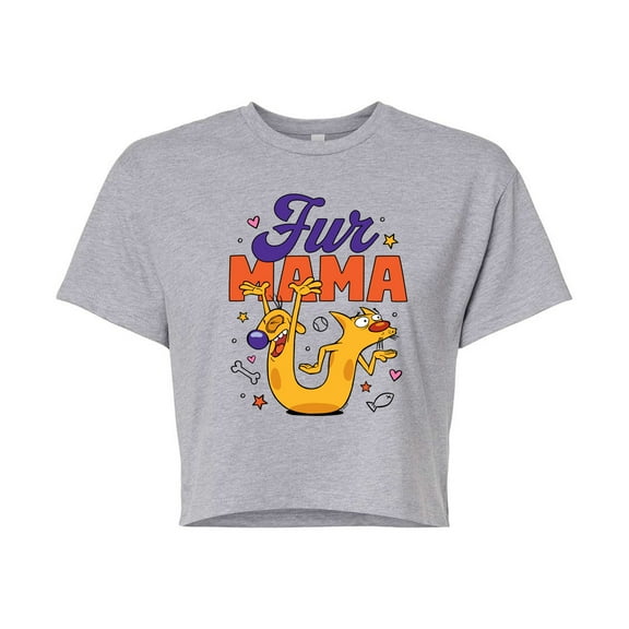 CatDog - Fur Mama - Juniors Graphic T-Shirt