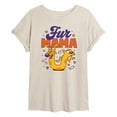thumbnail image 1 of CatDog - Fur Mama - Women's Oversized Graphic T-Shirt, 1 of 5