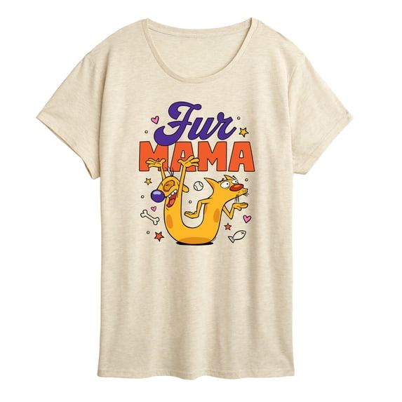CatDog - Fur Mama - Women's Short Sleeve Graphic T-Shirt