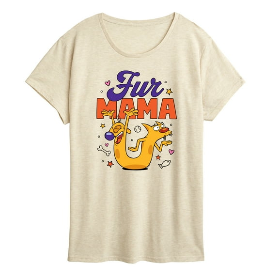 CatDog - Fur Mama - Women's Short Sleeve Graphic T-Shirt