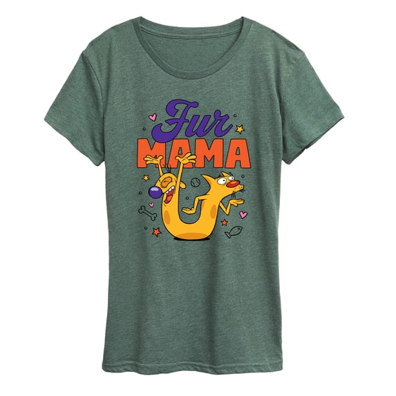 CatDog - Fur Mama - Women's Short Sleeve Graphic T-Shirt