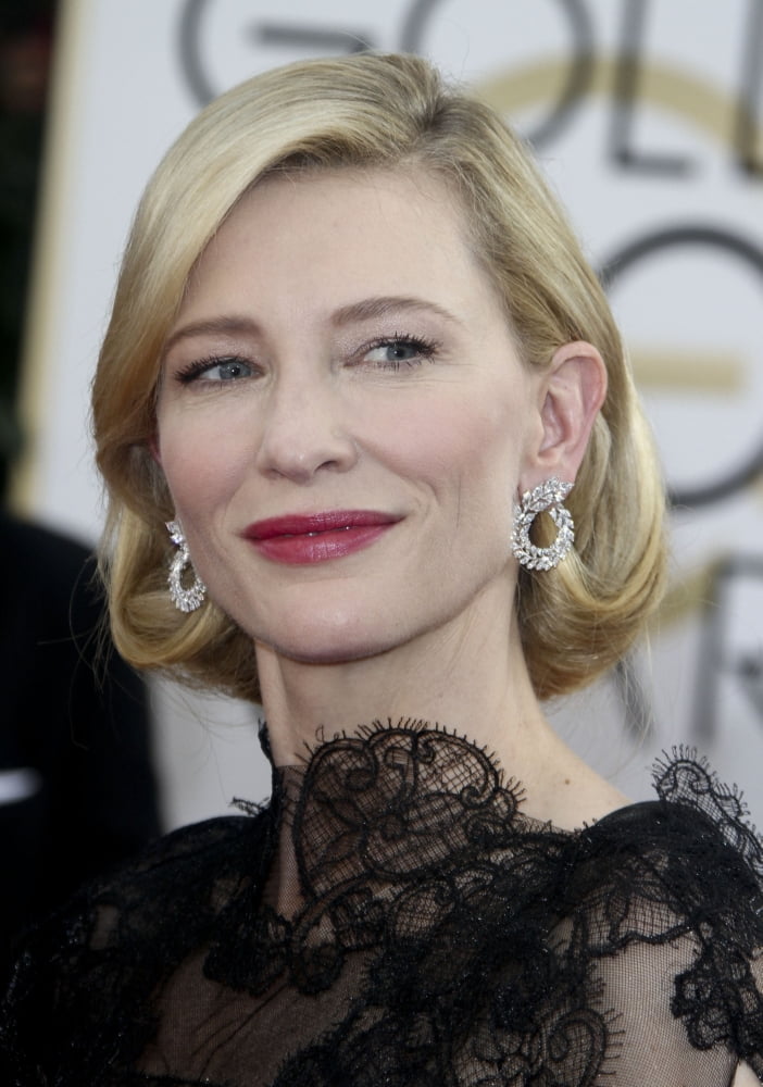 Cate Blanchett At Arrivals For 71St Golden Globes Awards - Arrivals 2 Canvas Art - (16 x 20)