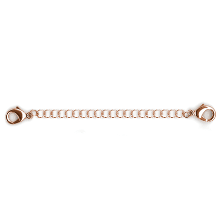 Cate & Chloe 18k Rose Gold Plated 3" Necklace Extender for Women, Gift to Her