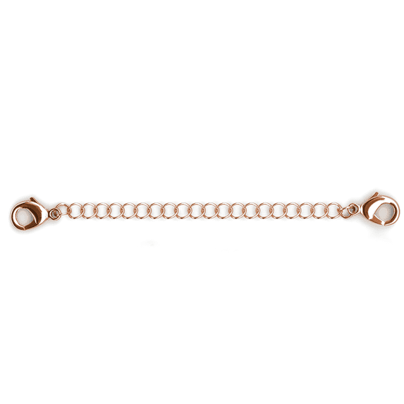 Cate & Chloe 18k Rose Gold Plated 3" Necklace Extender for Women, Gift to Her