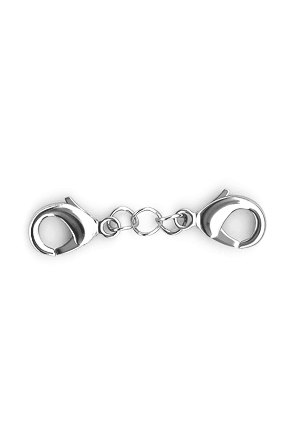 18k White Gold Plated 1" Necklace Extender for Women, Gift to Her