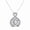 White Gold, variant on Cate & Chloe Alessandra 18k White Gold Plated Necklace with Simulated Diamond Crystals for Women