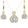 thumbnail image 1 of Cate & Chloe Alessandra 18k Yellow Gold Plated Jewelry Set With Simulated Diamond Crystals for Women, 1 of 9