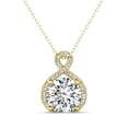 thumbnail image 1 of Cate & Chloe Alessandra 18k Yellow Gold Plated Necklace with Simulated Diamond Crystals for Women, 1 of 10