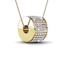 thumbnail image 1 of Cate & Chloe Anabelle 18k Yellow Gold Plated Pave Pendant Necklace with Swarovski Crystals for Women, 1 of 7