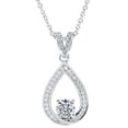 thumbnail image 1 of Cate & Chloe Arabella 18k White Gold Plated Pendant Necklace with Simulated Diamonds for Women, 1 of 9