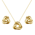 thumbnail image 1 of Cate & Chloe Ashley 18k Yellow Gold Plated Knot Jewelry Set, Gift for Women, 1 of 10