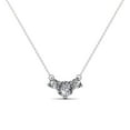 thumbnail image 1 of Cate & Chloe Calliope 18k White Gold Plated Pendant Necklace with Swarovski crystals Gift for Women, 1 of 10