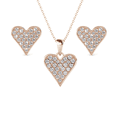 thumbnail image 1 of Cate & Chloe Cecilia 18k Rose Gold Plated Jewelry Set with Swarovski Crystals for Women, 1 of 9