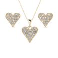 thumbnail image 1 of Cate & Chloe Cecilia 18k Yellow Gold Plated Jewelry Set with Swarovski Crystals for Women, 1 of 8