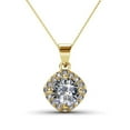 thumbnail image 1 of Cate & Chloe Celeste 18k Yellow Gold Plated Pendant Necklace with Swarovski Crystals Gift for Women, 1 of 9