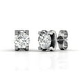 thumbnail image 1 of Cate & Chloe Clara 18k White Gold Plated Stud Earrings with Swarovski Crystals Gift for Women, 1 of 7