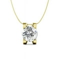 thumbnail image 1 of Cate & Chloe Clara 18k Yellow Gold Plated Pendant Necklace with Swarovski Crystal Gift for Women, 1 of 6