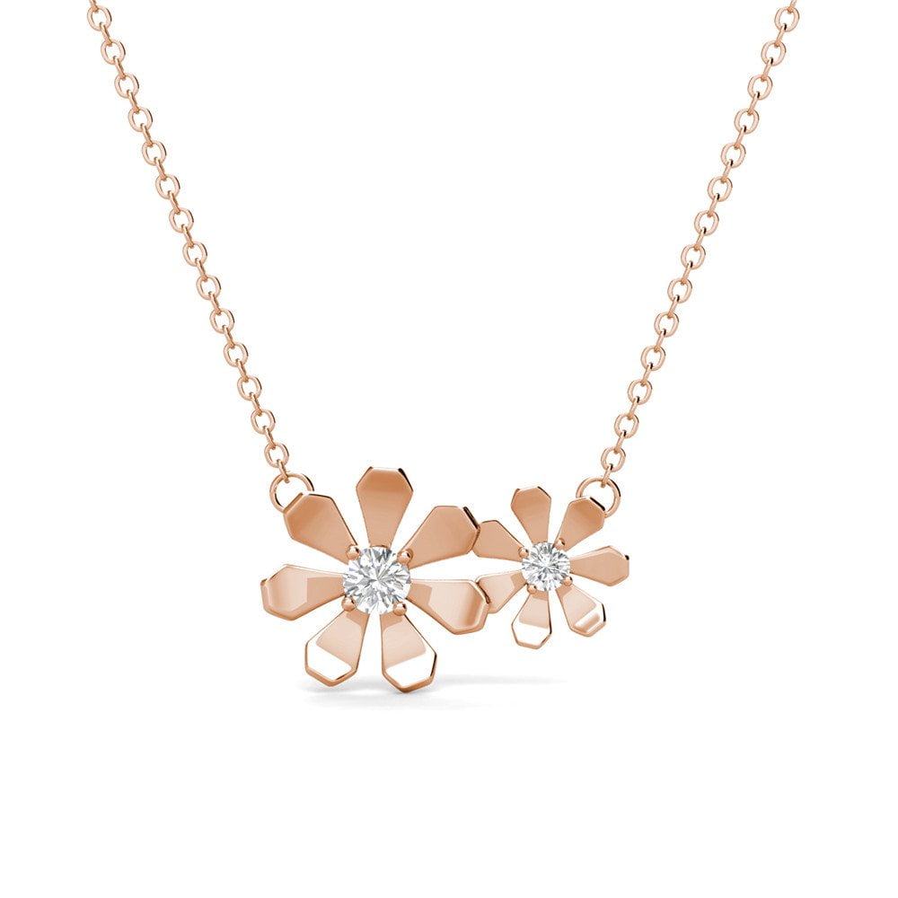 Daisy Diamond Pendant | White Gold – ANTON Jewellery