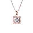 thumbnail image 1 of Cate & Chloe Ekatrina 18k Rose Gold Plated Pendant Necklace with Swarovski Crystals Gift for Women, 1 of 7