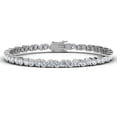 thumbnail image 1 of Cate & Chloe Ezra 18k White Gold Plated Infinity Tennis Bracelet with Simulated Diamond for Women, 1 of 6