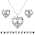 thumbnail image 1 of Cate & Chloe Forever April Birthstone 18k White Gold Plated Women Jewelry Set, Swarovski Crystals, 1 of 8