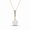 Yellow Gold, variant on Cate & Chloe Gabrielle 18k White Gold Plated Shell Pearl Necklace with Swarovski Crystals for Women