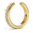 thumbnail image 1 of Cate & Chloe Gloria 18k Yellow Gold Plated 10mm Hoop Ear Cuff with Swarovski Crystals for Women, 1 of 7