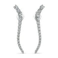 thumbnail image 1 of Cate & Chloe Isabella 18k White Gold Plated Dainty Earrings with Simulated Diamonds Gift for Women, 1 of 10