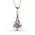 thumbnail image 1 of Cate & Chloe Isla 18k Rose Gold Plated Pendant Necklace with Swarovski Crystal Gift for Women, 1 of 8