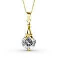thumbnail image 1 of Cate & Chloe Isla 18k Yellow Gold Plated Pendant Necklace with Swarovski Crystal Gift for Women, 1 of 8