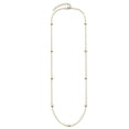 thumbnail image 1 of Cate & Chloe Jane 18k Yellow Gold Plated 22" Heart Station Necklace, Gift for Women, 1 of 8
