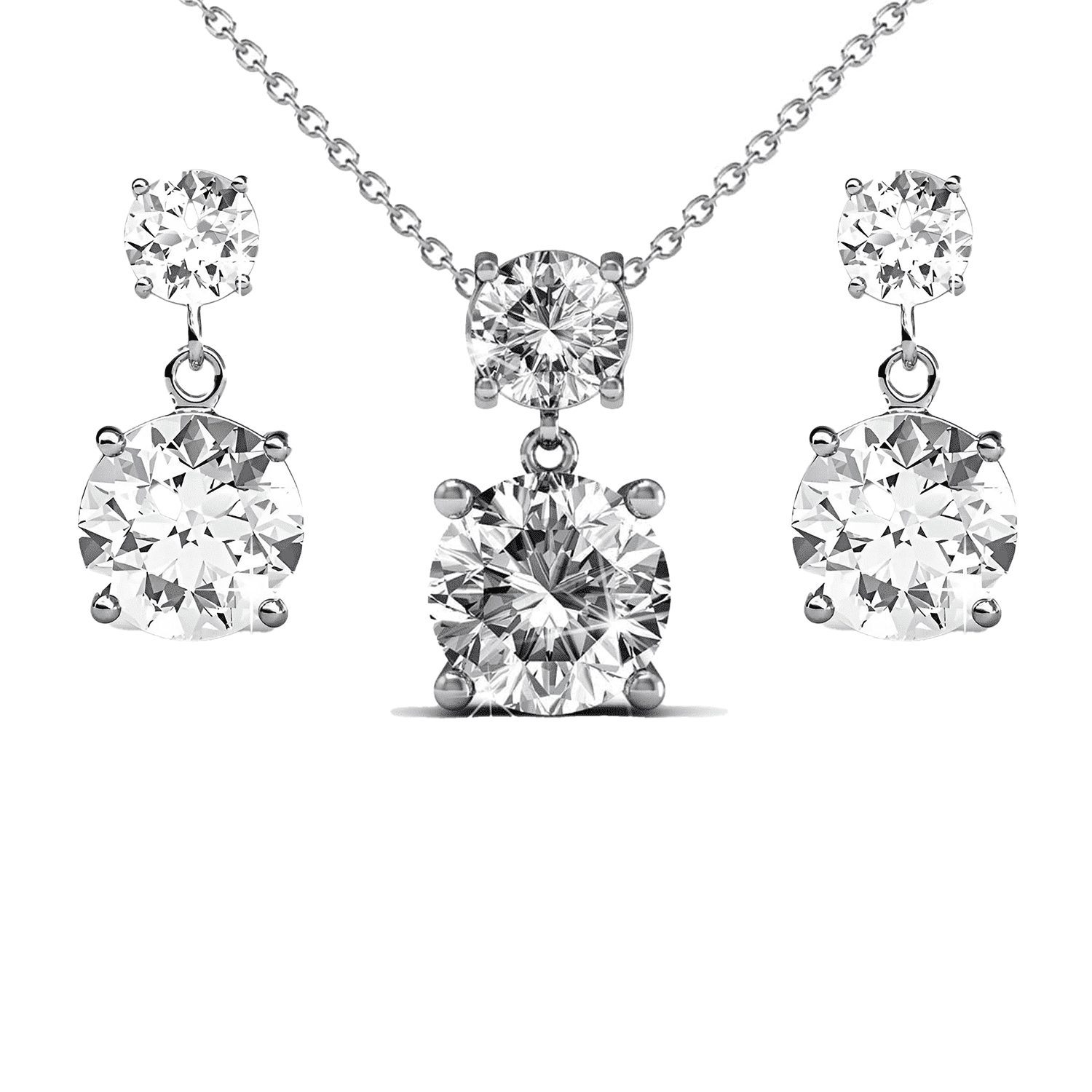 Cate Chloe Jasmine 18k White Gold Plated Jewelry Liberia Ubuy