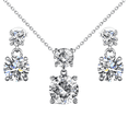 thumbnail image 1 of Cate & Chloe Jasmine 18k White Gold Plated Jewelry Set with Swarovski Crystals Gift for Women, 1 of 10
