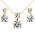thumbnail image 1 of Cate & Chloe Jasmine 18k Yellow Gold Plated Jewelry Set with Swarovski Crystals Gift for Women, 1 of 9