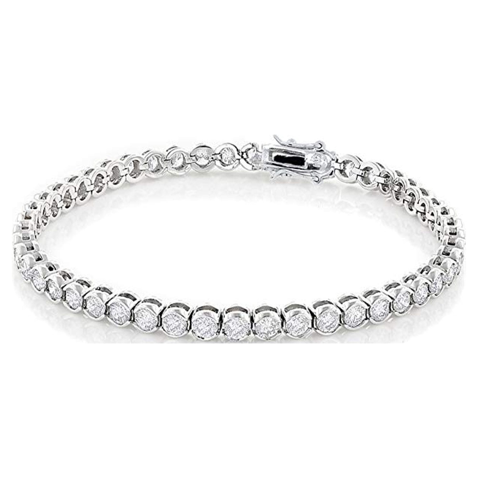 Luxury Crystal Pink Star Bracelets Female Accessories Fashion 925 Silver  Bracelet Girl Birthday Party Trendy Jewelry Girl