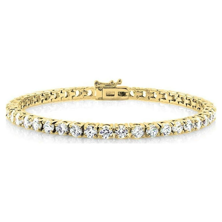 Crystal tennis 2024 bracelet gold