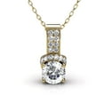 thumbnail image 1 of Cate & Chloe Laya 18k Yellow Gold Plated Pendant Necklace with Swarovski Crystals Gift for Women, 1 of 7
