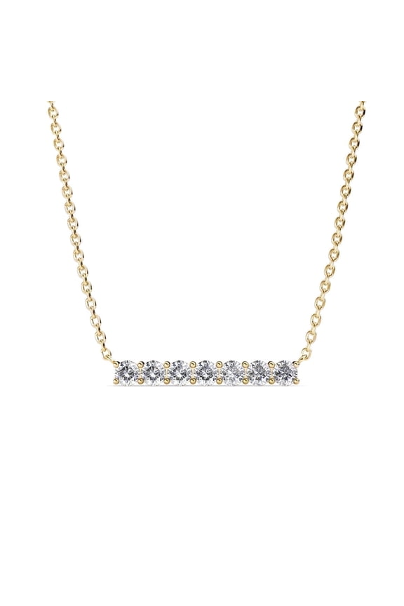 Lynn 18k Yellow Gold Plated Necklace with Swarovski Crystals for Women