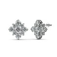 thumbnail image 1 of Cate & Chloe Macie 18k White Gold Plated Stud Earrings with Swarovski Crystals Gift for Women, 1 of 7