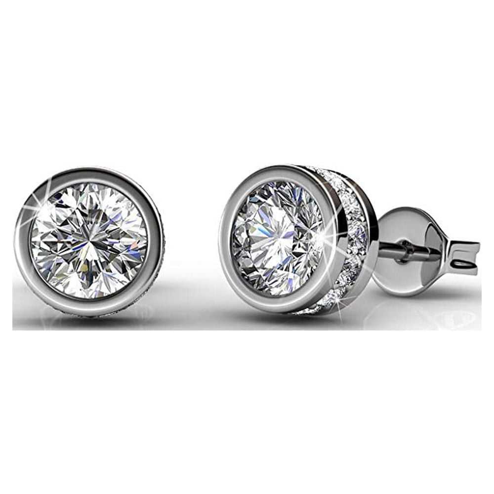 Cate Chloe Mae 18k White Gold Plated Stud Croatia Ubuy